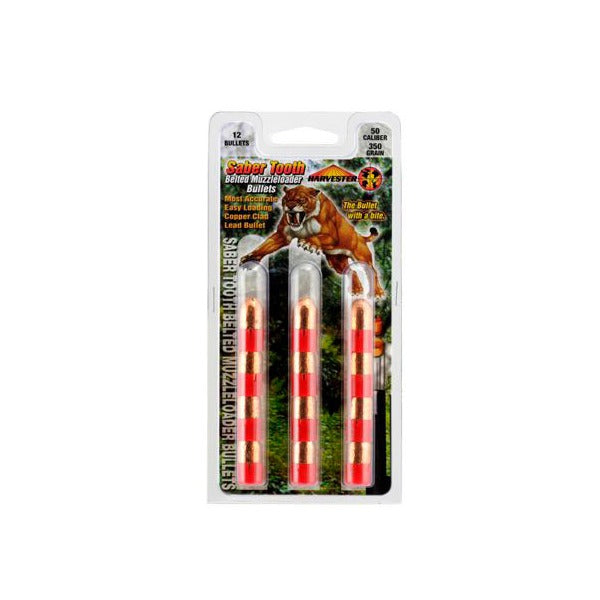 HARVESTER SABER TOOTH HP 50cal 350gr BELTED 12/PK