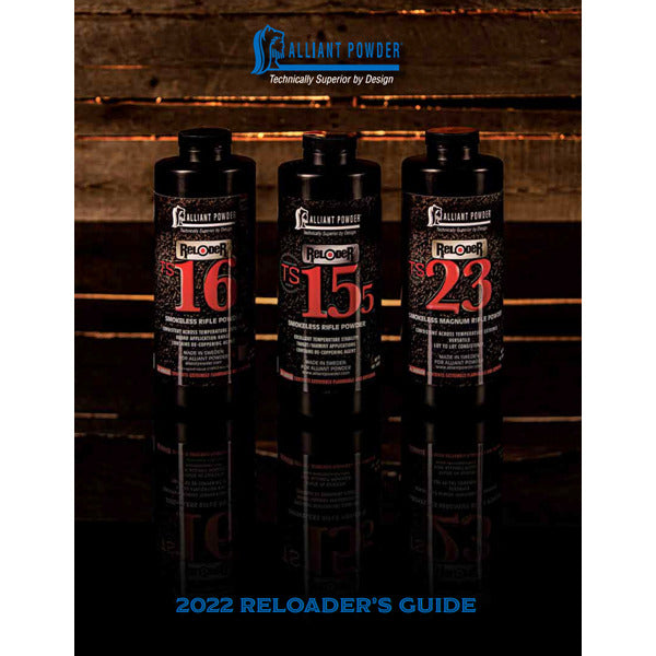 Alliant Powder Reloader's Guide Pamphlet 2022 Edition