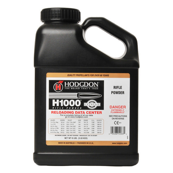 Hodgdon H1000 Smokeless Powder 8lb