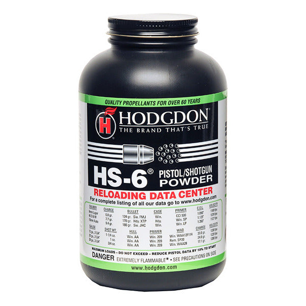 Hodgdon HS6 Smokeless Powder 1lb