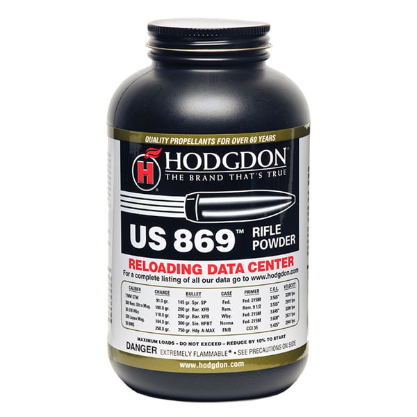 Hodgdon US869 Smokeless Powder 1lb