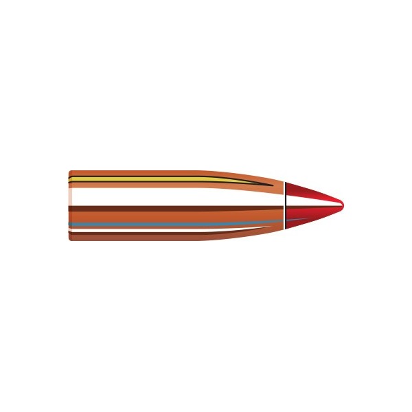 Hornady V-Max 17 Caliber (.172 Diameter) Bullets 25 grain Polymer Tip Box of 100