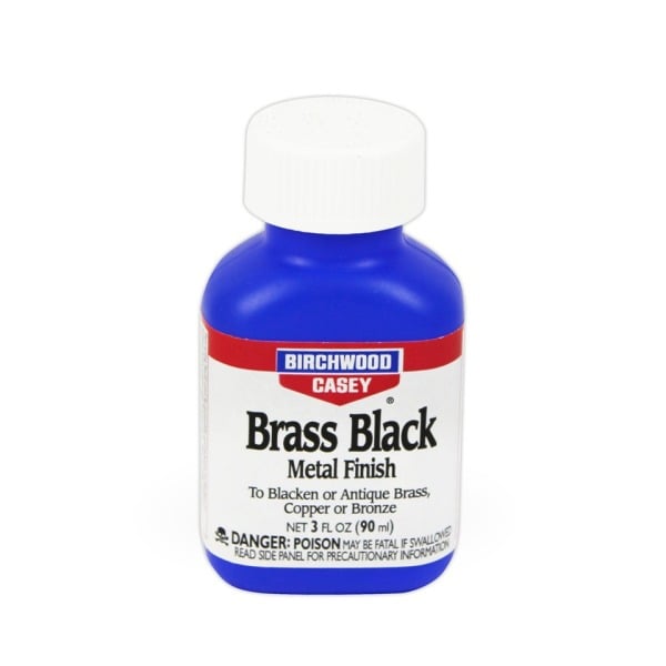 Birchwood Casey Brass Black Metal Finish 3oz Liquid