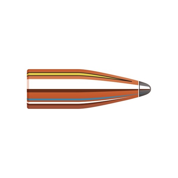 Hornady SP SX 22 Caliber (.224 Diameter) Bullets 55 grain Spire Point Box of 100