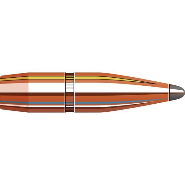 Hornady 28 Caliber, 7mm (.284 Diameter) Bullets 162 grain Boat Tail Spire Point Box of 100