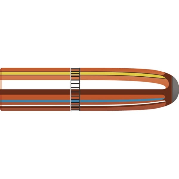 Hornady 30 Caliber (.308 Diameter) Bullets 220 grain Round Nose Box of 100