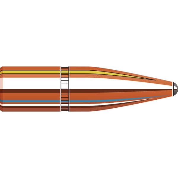 Hornady 338 Caliber (.338 Diameter) Bullets 225 grain Spire Point Box of 100