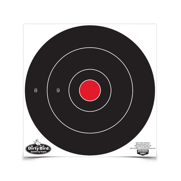 BIRCHWOOD-CASEY DIRTY-BIRD 12" BULL'S EYE TGT 12pkg 6/cs
