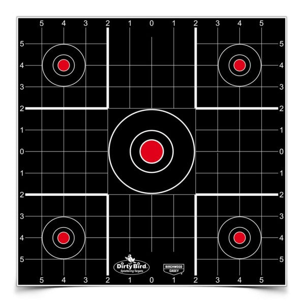 BIRCHWOOD-CASEY DIRTY-BIRD 12" SIGHT-IN 12/PKG 4/CS