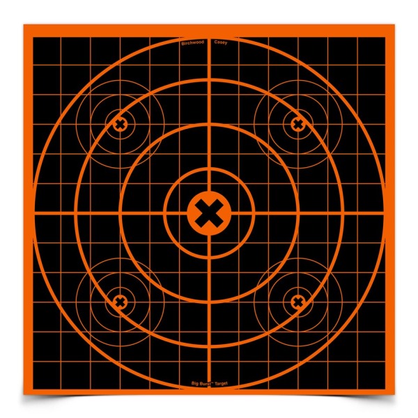 BIRCHWOOD-CASEY BIG-BURST 12" SIGHT-IN TGT 3/PKG 12/CS