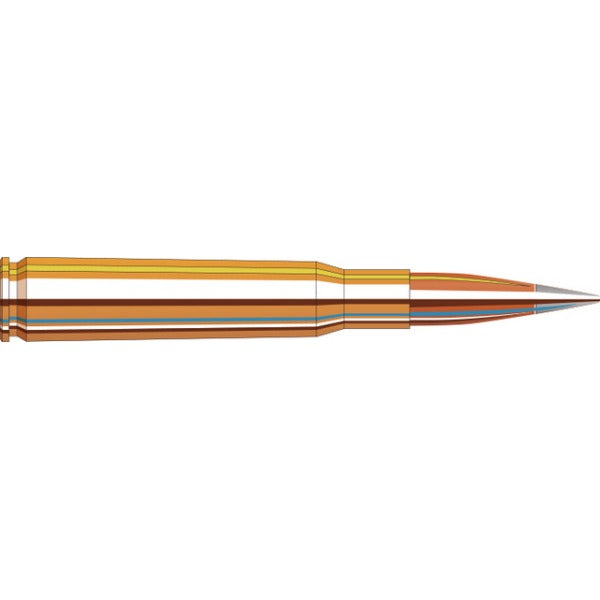 Hornady Match 50 BMG (12.7x99mm NATO) Ammunition 750 Grain A-MAX Polymer Tip Box of 10