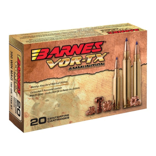 Barnes Vor-TX 300 AAC Blackout (7.62x35mm) Ammunition 120 Grain TAC-TX Polymer Tip Box of 20