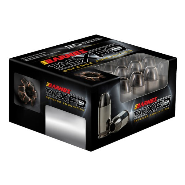 BARNES AMMO 45 ACP+P 185g TAC-XP LD-FREE 20/b 10/c