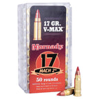 Hornady Varmint Express 17 Hornady Mach 2 (HM2) Ammunition 17 Grain V-Max Polymer Tip Box of 50