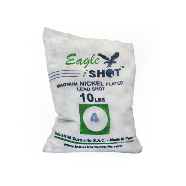 EAGLE NICKEL PLATED SHOT #4 10LB BAG