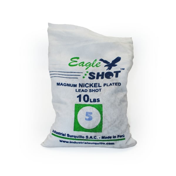 EAGLE NICKEL PLATED SHOT #5 10LB BAG