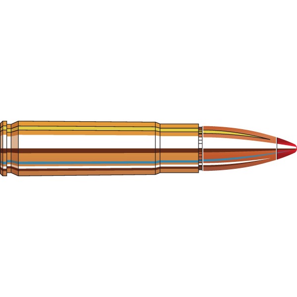 Hornady Custom 300 AAC Blackout (7.62x35mm) Ammunition 135 Grain FTX Polymer Tip Box of 20