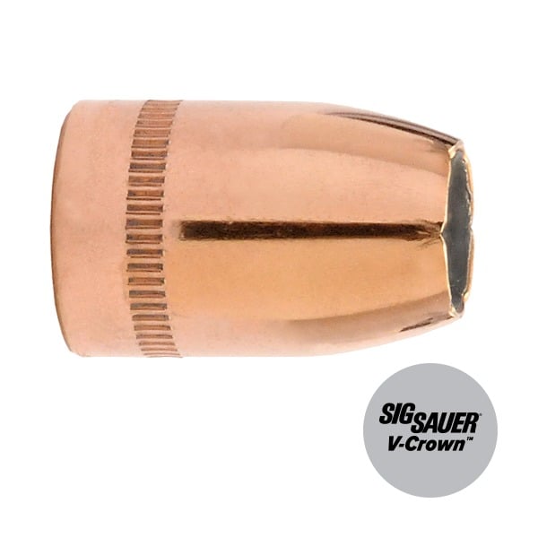 Sierra V-Crown 9mm (.355 Diameter) Bullets 125 grain Jacketed Hollow Point Box of 100