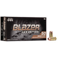 CCI Blazer Aluminum 40 S&W Ammunition 180 Grain Full Metal Jacket Box of 50