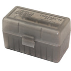 MTM RIFLE FLIP-TOP 50rd 17-222MAG/CLR-SMOKE 24/CS
