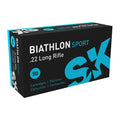 SK Biathalon Sport 22 Long Rifle Ammunition 40 Grain Lead Round Nose Box of 50