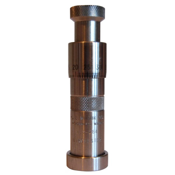 L.E. Wilson Stainless Steel Chamber Type Micrometer Seater Die 7mm WSM (Winchester Short Magnum)