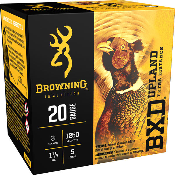Browning 20 Gauge Ammunition 3" #5 1-1/4 oz 1250 fps Nickel Plated Box of 25