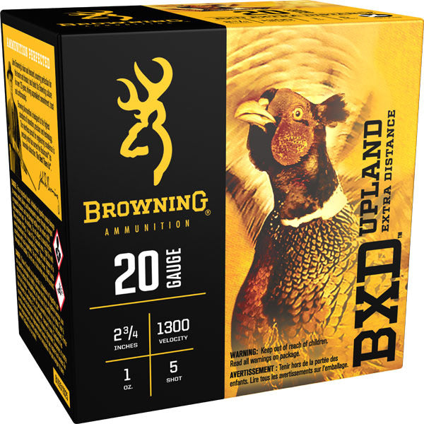Browning 20 Gauge Ammunition 2-3/4" #5 1 oz 1300 fps Nickel Plated Box of 25