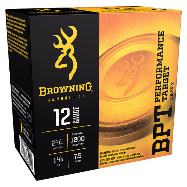 BROWNING AMMO 12ga 3d 1-1/8oz 1200fps #7.5 250/cs