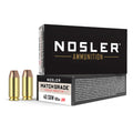 Nosler 40 S&W Ammunition 180 Grain ASP Jacketed Hollow Point Box of 50