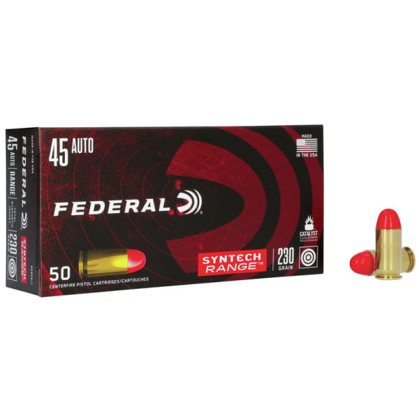 Federal Premium American Eagle 45 ACP Ammunition 230 Grain Total Synthetic Jacket Box of 50