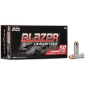 CCI Blazer Aluminum 38 Special +P Ammunition 158 Grain Full Metal Jacket Box of 50
