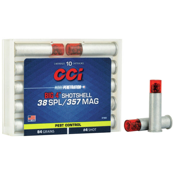 CCI Shotshell 38 Special Ammunition 84 Grain Shot Box of 10
