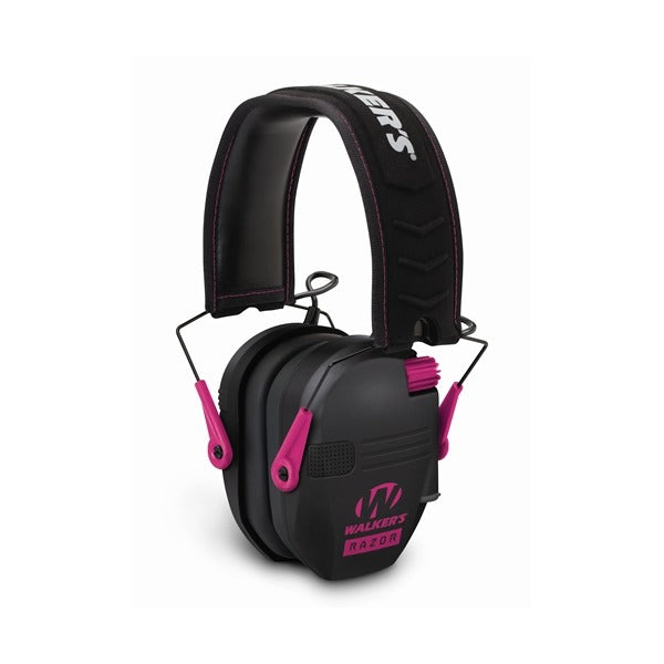 WALKERS RAZOR SLIM 23dB ELECTRONIC MUFF PINK 4/CS