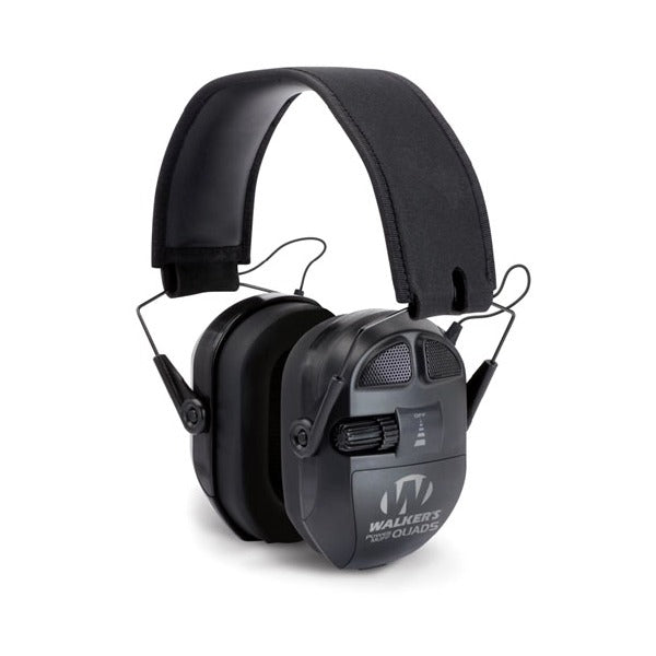 WALKERS ULTIMATE QUAD POWER MUFF w/AFT BLK 27dB