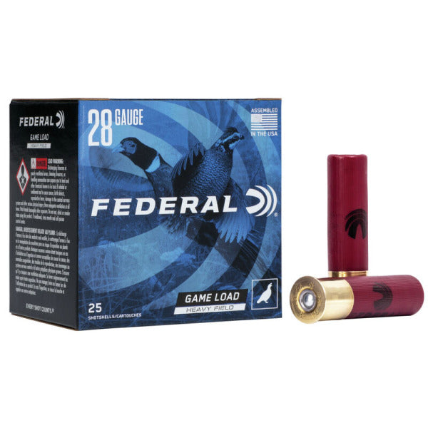 Federal Premium Game Load Heavy Field 28 Gauge Ammunition 2-3/4" #6 1 oz 1220 fps Box of 25