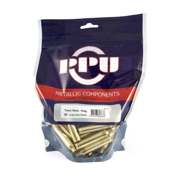 Prvi 7mm Remington Magnum Brass Bag of 50