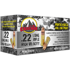 Cascade 22 Long Rifle Ammunition 37 Grain Plated Hollow Point Box of 50