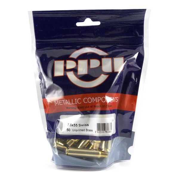 Prvi 7.5x55mm Swiss Brass Bag of 50