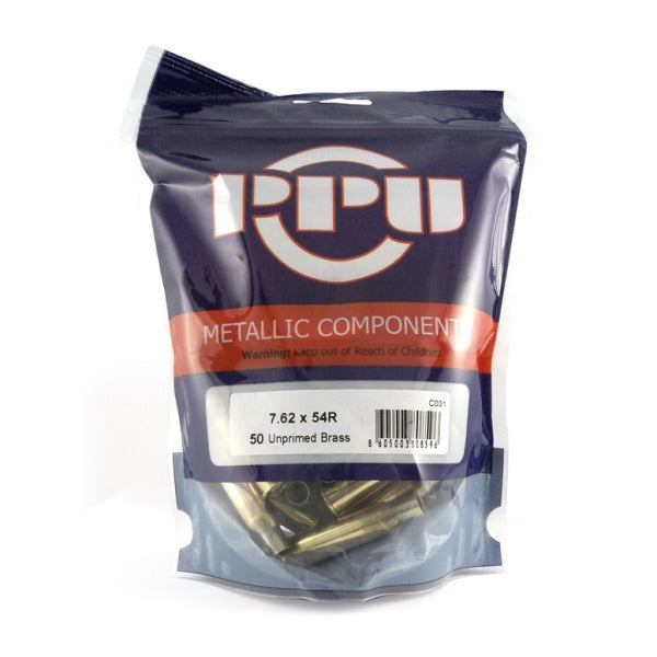 Prvi 7.62x54mmR Brass Bag of 50