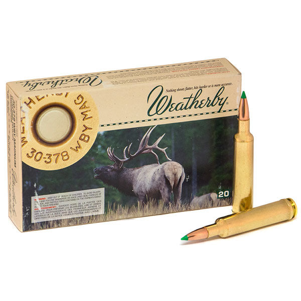 Weatherby 30-378 Weatherby Magnum Ammunition 180 Grain Barnes TTSX Polymer Tip Box of 20