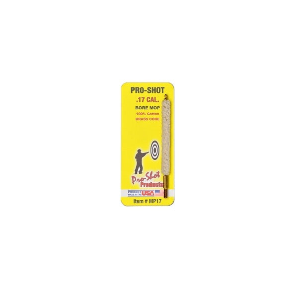 PRO SHOT 17c BORE MOP 12/CS