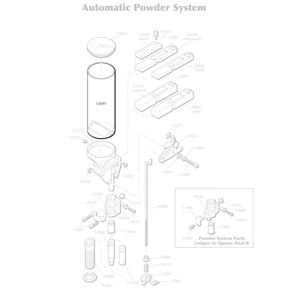 Dillon Powder Measure Tube