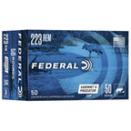 Federal Premium Varmint & Predator 223 Remington Ammunition 50 Grain Jacketed Hollow Point Box of 50