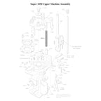 DILLON SUPER-1050 UPPER ASSEMBLY TOOLHEAD"SPRING"