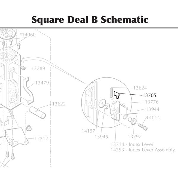 DILLON SQUARE DEAL B / SUPER-1050 INDEXER PAWL
