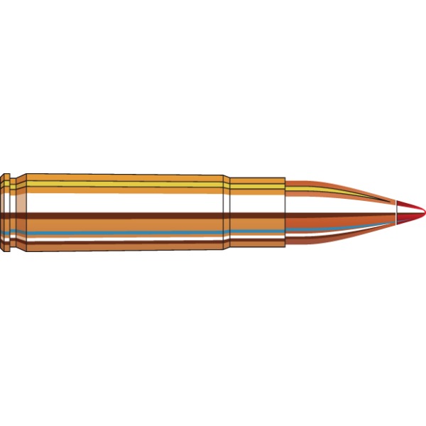 Hornady Black 300 AAC Blackout (7.62x35mm) Ammunition 110 Grain V-MAX Polymer Tip Box of 20