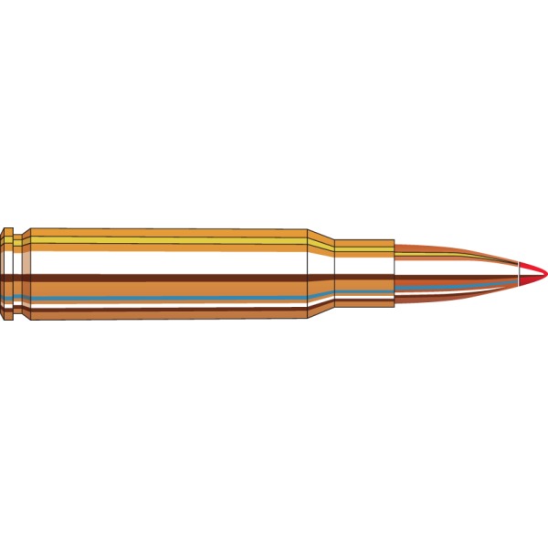 Hornady Black 308 Winchester Ammunition 168 Grain A-MAX Polymer Tip Box of 20