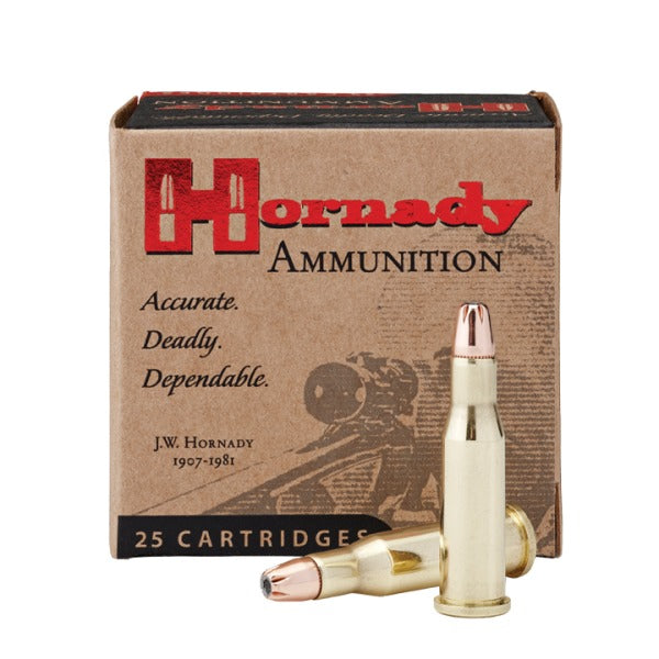Hornady Custom 218 Bee Ammunition 45 Grain HP Match Hollow Point Box of 25