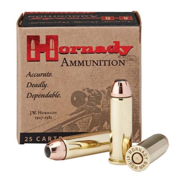 Hornady Custom 41 Remington Magnum Ammunition 210 Grain XTP Jacketed Hollow Point Box of 20